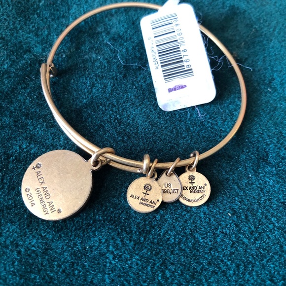 NWT Alex and Ani Gold Bracelet - Picture 2 of 4